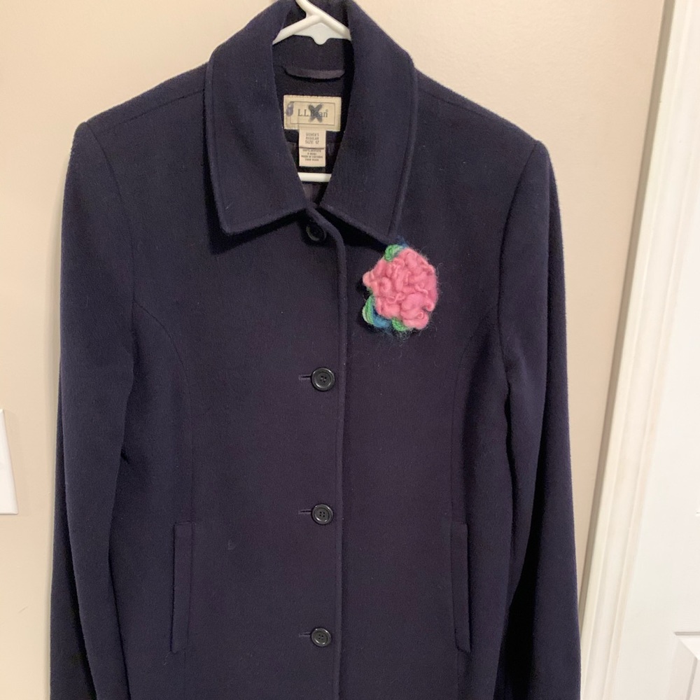 LL Bean wool coat
